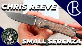 Нож Chris Reeve Small Sebenza 31 Inlay, CPM MagnaCut, Titanium / Natural Canvas Micarta Handle