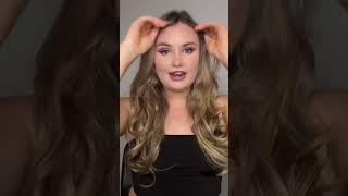 Try on and tutorial of halo hair extensions! #hair #hairextensions #wigs #extensions #thickhair