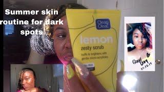 SUMMER SKIN #ROUTINE FOR #DARK #SPOTS |C.Janeè|