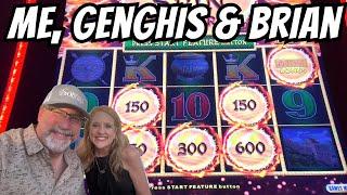 Me, Genghis & Brian @ohyeahslots  #slots #casino #slotmachine