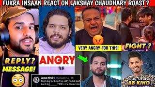 FUKRA INSAAN REPLY TO LAKSHAY CHAUDHARY ROAST  | ELVISH YADAV HUGE LAFDA | RAJAT VS DIGVIJAY FIGHT