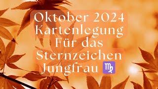 Kartenlegen Sternzeichen Jungfrau ️- Oktober 2024 #kartenlegen #wahrsagen #sternzeichen  #horoskop