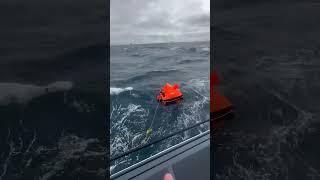 USCGC Yellowfin Rescue at Sea #Rescue #roughseas #uscg