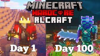 I Spent 100 days in HARDCORE RLCraft.. Here's What Happened