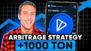 How I earn 300 Toncoin every day! *Crypto Arbitrage* | Trading Tutorial | P2P Binance 2024