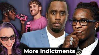 More Indictments for Diddy. Logan Paul and KSI Sued by Messi. Young Thug Release from Court!