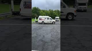 Greetings From Amherst Ohio Service Plaza RV Boondock Plug In!