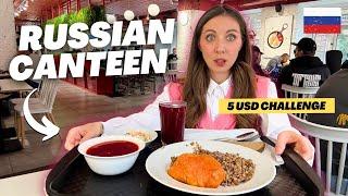 Cheapest RUSSIAN FOOD? Trying Local Canteen with Crazy Prices  | Russia Vlog