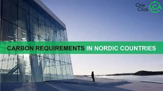 14- OneClickLCA- CARBON REQUIREMENTS IN NORDIC COUNTRIES