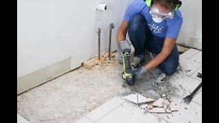 How to Demo a Bathroom