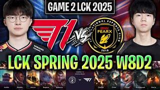 T1 vs BFX GAME 2 LCK SPRING 2025 W8D2 | T1 vs BNK FEARX G2 LCK 2025