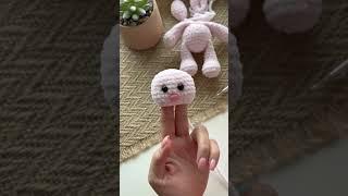 Міні зайка гачком #amigurumi #crochet #вязанііграшки #іграшкигачком #іграшки #вязанняукраїна #зайка