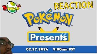 (BLIND REACTION) Pokémon Presents 2.27.24 | Darshean Rhett (Yoshean96)