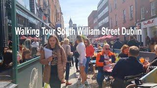 Walking Tour South William Street, Dublin. Ireland Travel Tour 2022