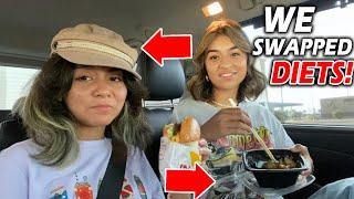 big sister little sister DIET SWAP | GEM Sisters