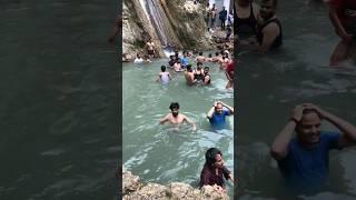 Pani bahut thanda h  | neer jharna rishikesh| waterfall #neerwaterfall #enjoy #trend #shorts #viral