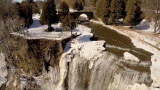 WATCH: Take a dive over Webster's Falls