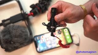 How to connect Rode Videomicro mic to an iPhone