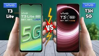 vivo T3 Lite Vs vivo T3x - Full Comparison  Techvs