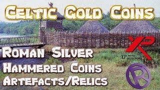 OMG! WE FIND CELTIC GOLD COINS AND ROMAN SILVER! Metal Detecting UK.