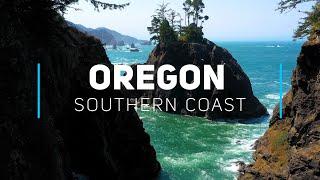 Oregon - southern coast. Amazing landscape captured by drone.