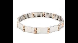 Men of Platinum | Bracelet with Rose Gold for Men JL PTB 788 - Jewelove`