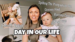 9 Month Old Baby Update + What To Expect Postpartum | Day In Our Life!