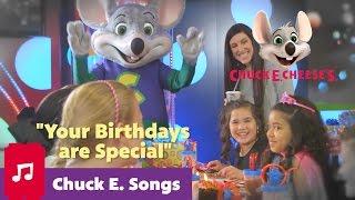 Your Birthdays are Special | Chuck E. Cheese Birthday Song for Kids