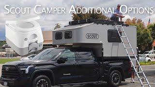 Scout Camper Additional Options | Dometic 2.6 Gallon Toilet & Thetford Cassette Toilet