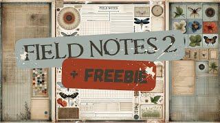 FIELD NOTES 2 - DIGITAL KIT & FREEBIE - LET'S MAKE A "BOOK BOX"