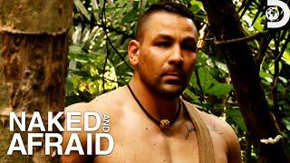 Rylie Eats Rhino Beetle Larvae! | Naked and Afraid | Discovery