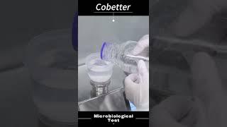 Microbiological Test with Cobetter sterile MCE gridded membrane #shorts #cobetter #lab #vlog #fyp