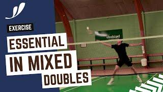 How to keep the OFFENCE in DOUBLES by DUMPING the shuttle | Basic Feather | Badminton tutorial