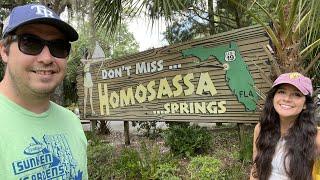 Florida’s BEST WILDLIFE Roadside Attraction - HOMOSASSA SPRINGS State Park - BEARS & BIG ALLIGATORS