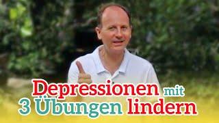 Depressionen  lindern mit drei  Yogatherapieübungen