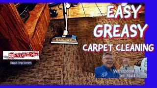 Road Trip for some Easy Greasy Carpet Cleaning in Wisconsin! with Stubbs Carpet Cleaning
