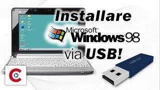 Installare Windows 98 in una USB! (Installazione & Configurazione)