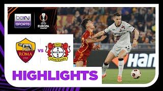 Roma v Bayer Leverkusen | Europa League 23/24 | Match Highlights