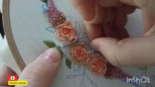 Kasnak Pano çalışması | Brezilya nakışı teknikleri  #embroidery #nakis