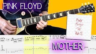 Mother - Pink Floyd - Guitar Lesson With TAB & Score 