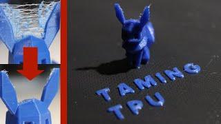 How to improve printing TPU on Ender 3 V2 and other Bowden Printers - reduce or remove stringing.