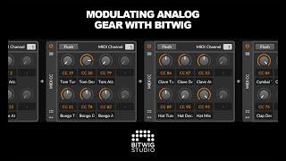 Modulating Analog Gear With Bitwig