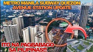 METRO MANILA SUBWAY QUEZON AVENUE STATION UPDATE | AUGUST 24, 2024