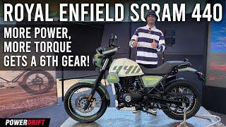 2025 Royal Enfield Scram 440 with Exhaust Note | PowerDrift QuickEase