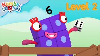 Counting Sheep | Full Episode - S2 E8 | Numberblocks (Level 2 - Orange 🟠)