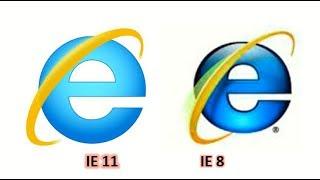 Downgrade internet explorer 11 to 8