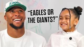 Eagles Players Get Interviewed By Kids