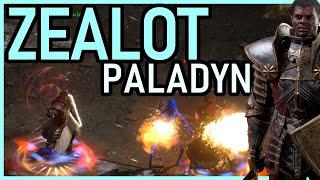 "ZEALOT" - PALADYN W WALCE WRĘCZ I POTĘŻNY TANK! ZAPAŁ + FANATYZM - PORADNIK DIABLO 2: RESURRECTED