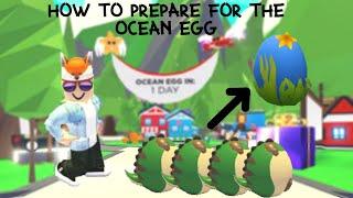 WHAT YOU NEED TO DO TO PREPARE FOR THE OCEAN EGG!!!