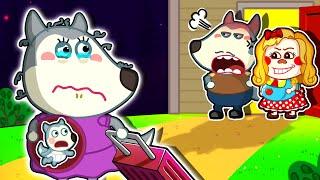 Daddy, Don't Angry With Mommy Wolf - Please Come Back Home |Stories About Family | Cartoons for Kids